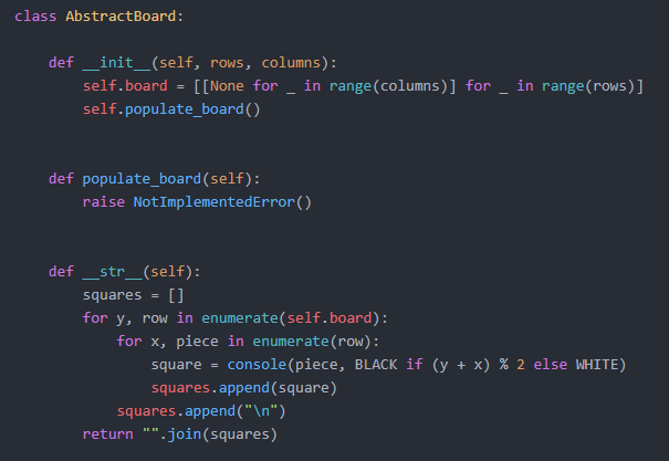 AbstractBoard class